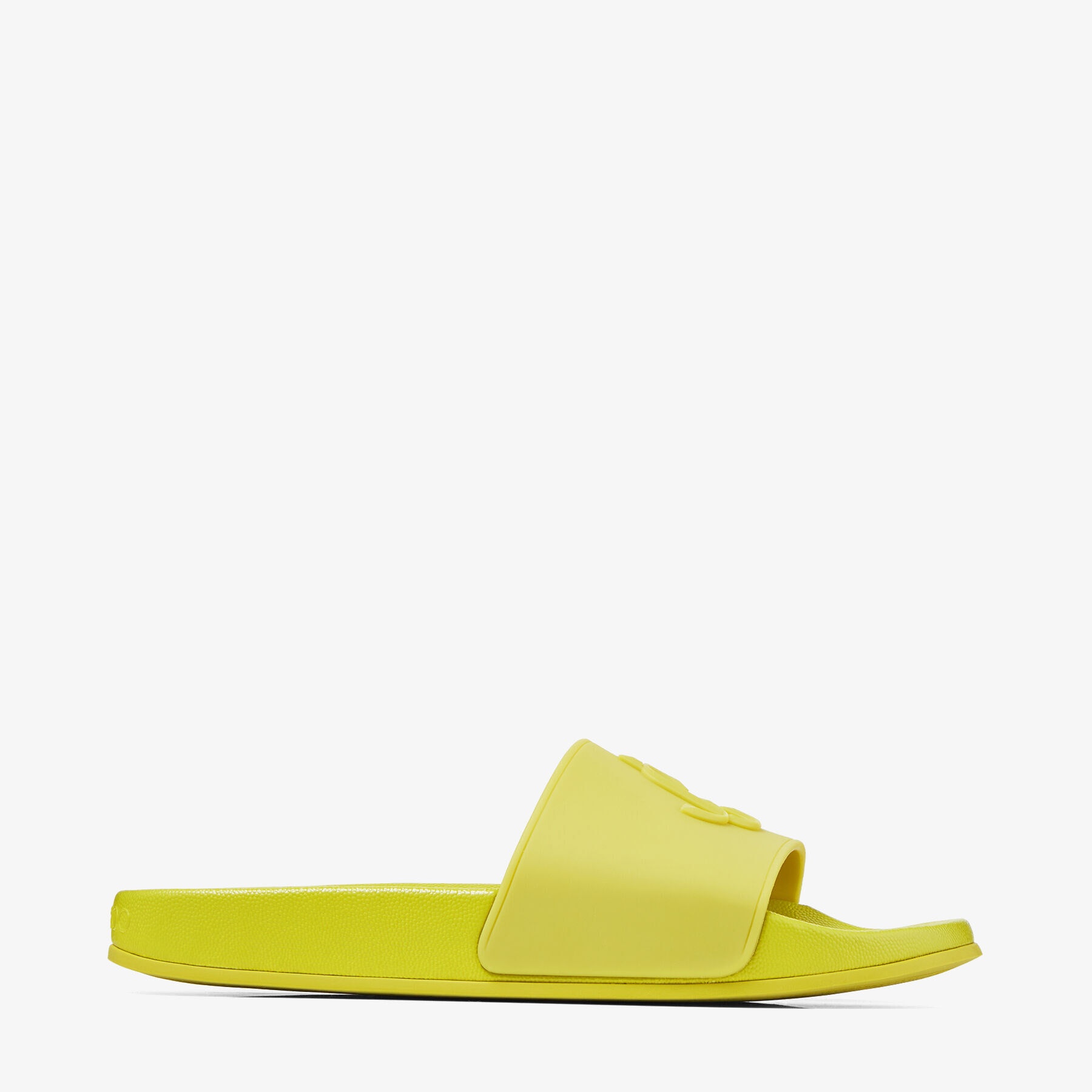 Port/F
Lime Rubber Slides with JC Monogram - 1