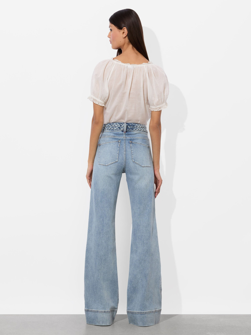 Alice + Olivia JUNO BRAIDED JEAN outlook