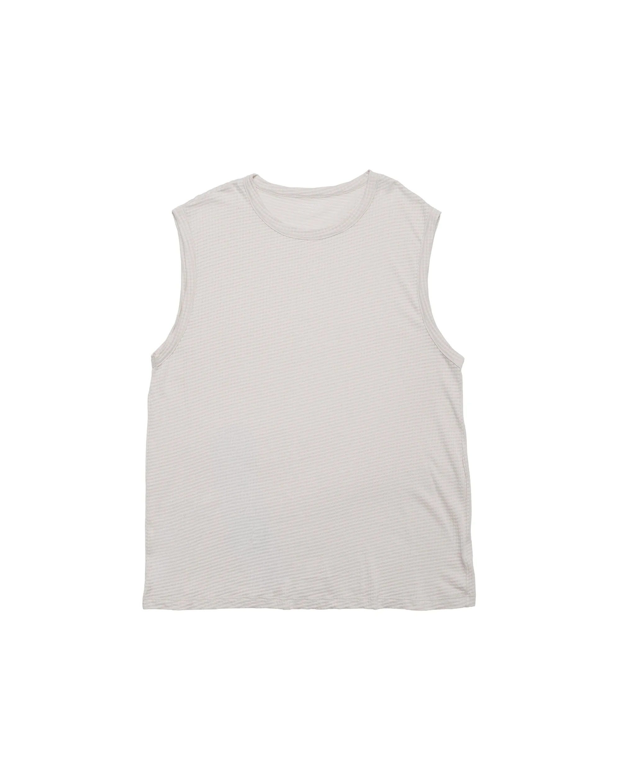 Gauze Sleeveless T-Shirt Solar Grey - 1