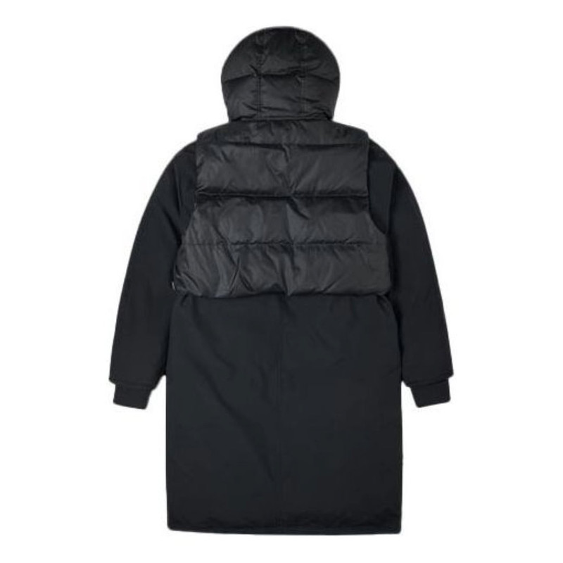 Converse (WMNS) Converse Convertible Long Down Jacket 'Black' 10021982-A02 outlook
