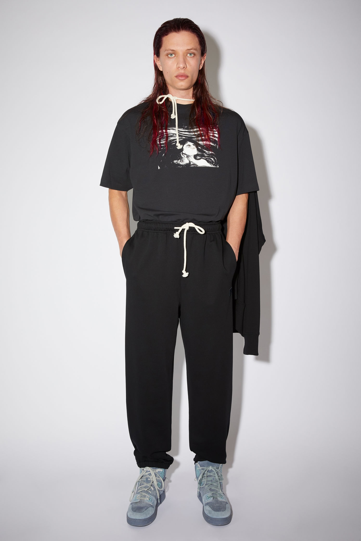 Cotton sweatpants - Black - 2