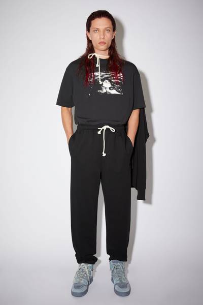 Acne Studios Cotton sweatpants - Black outlook