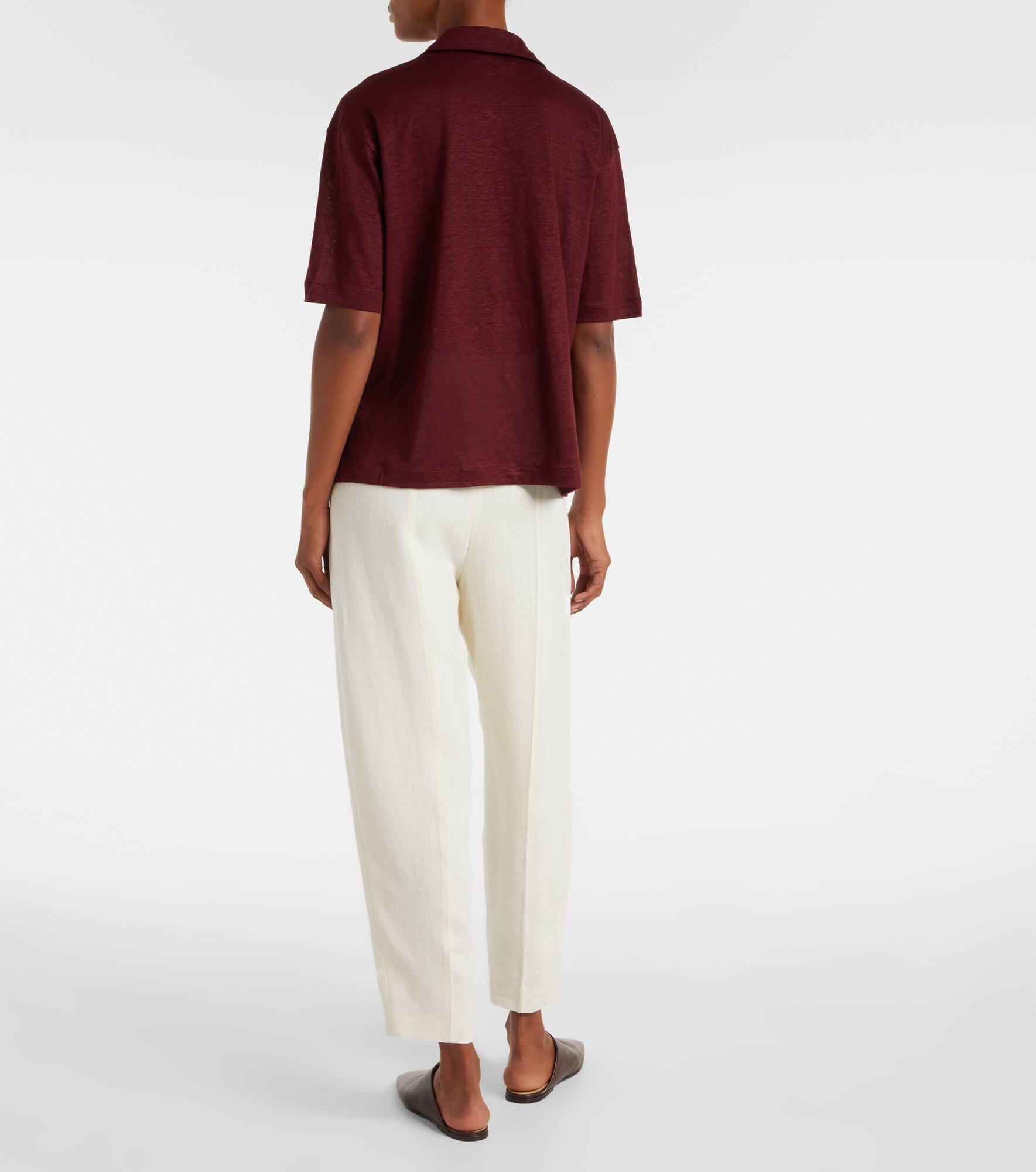 Gargano linen polo shirt - 3