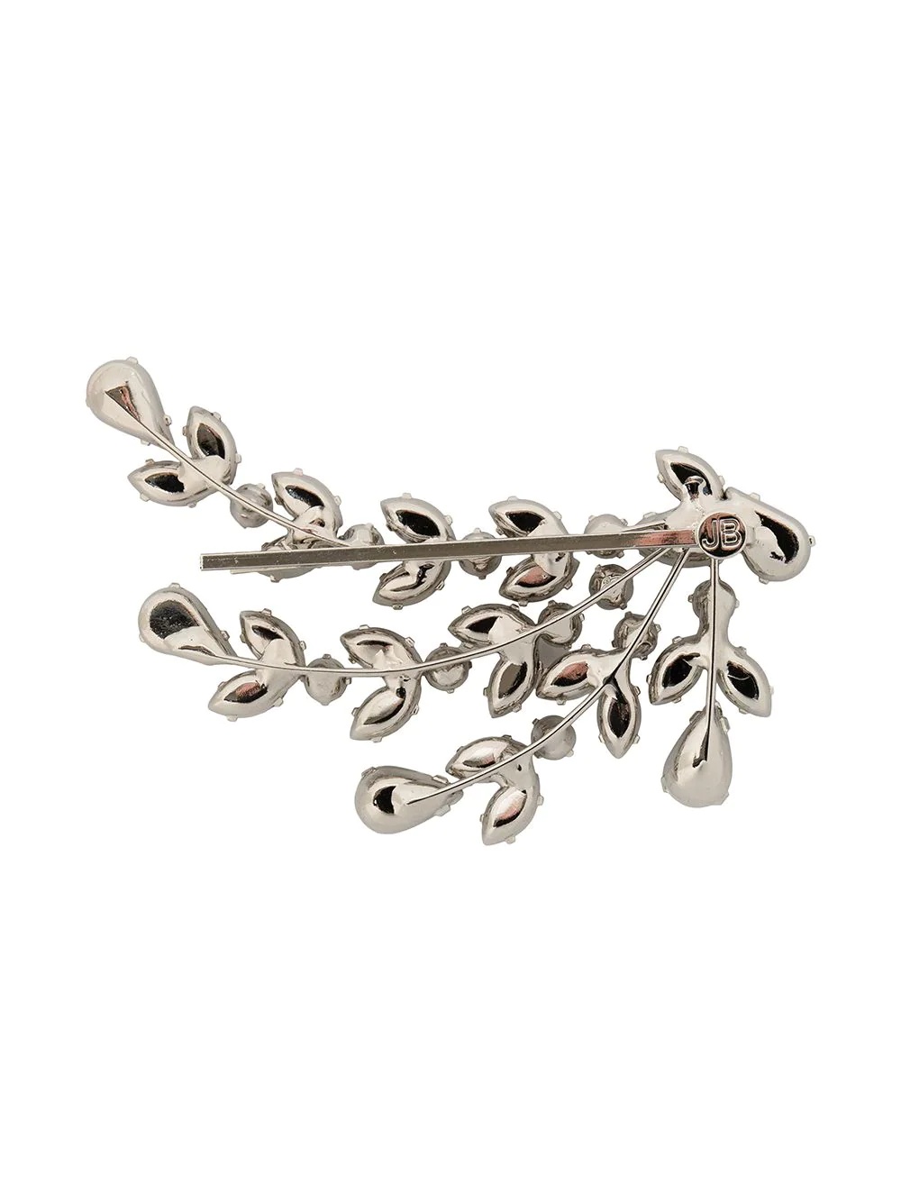 Roselyn crystal-branch bobby pin - 2