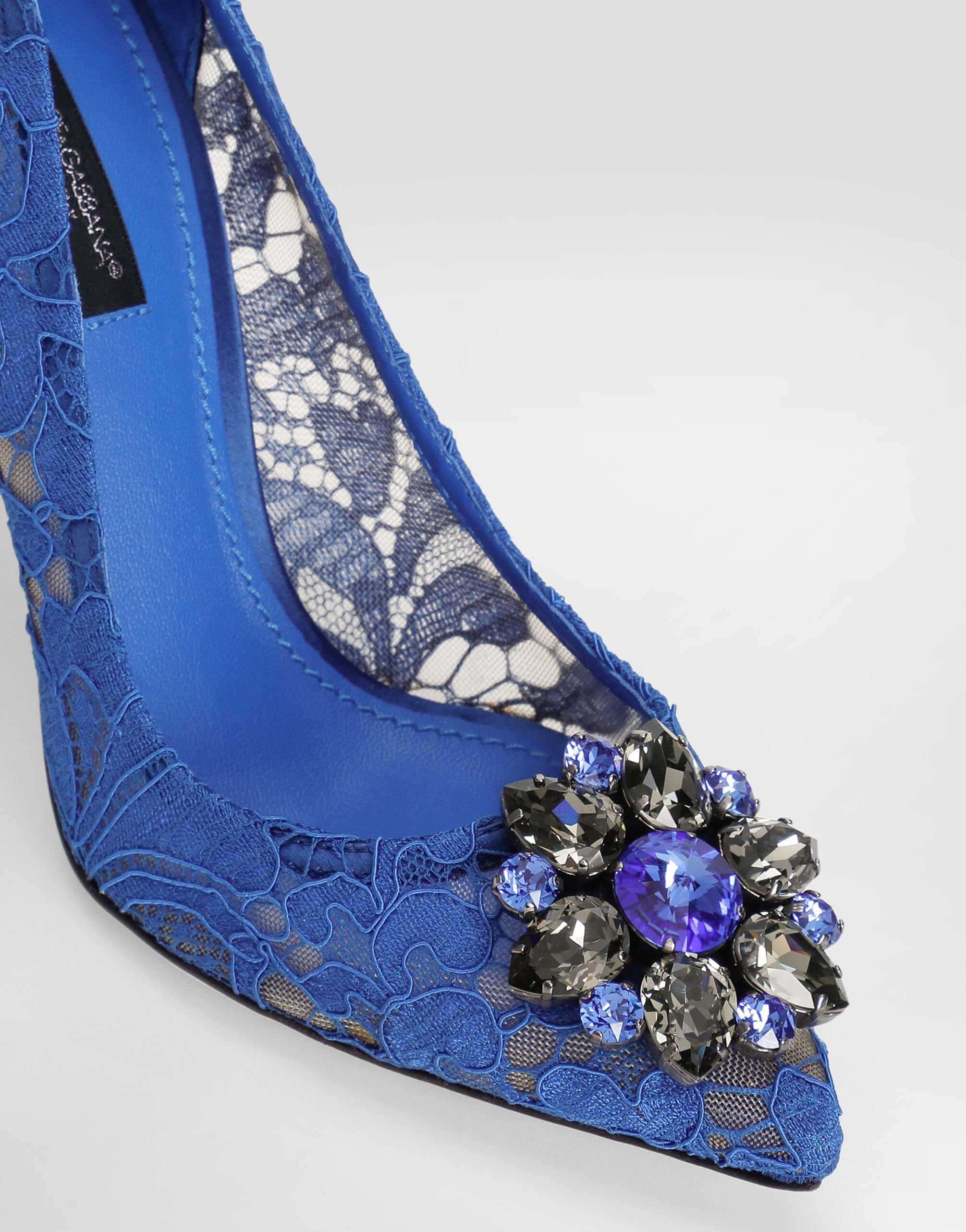Pump in Taormina lace with crystals - 4