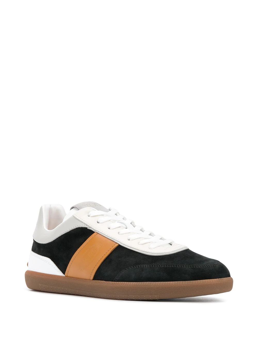 panelled low-top sneakers - 2