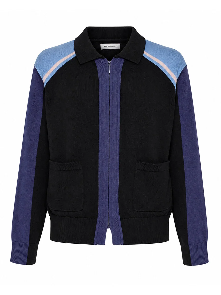MUNNO KNIT CARDIGAN - PHANTOM BLACK - 1