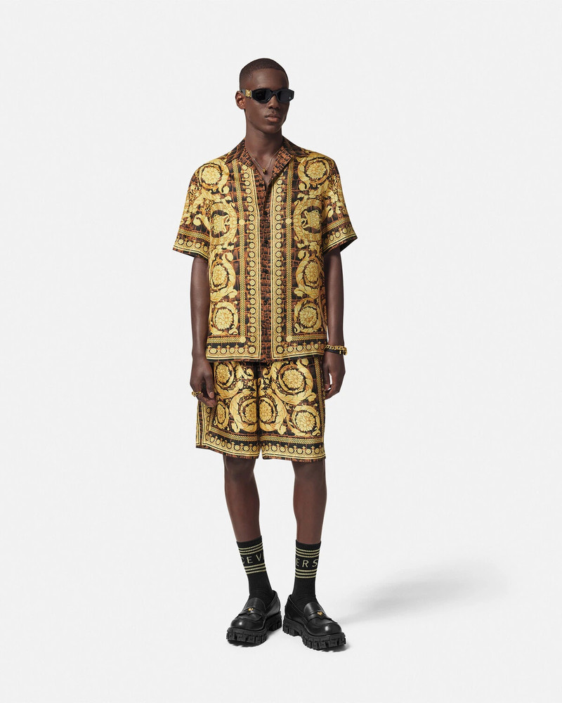 VERSACE Baroccodile Silk Shirt outlook