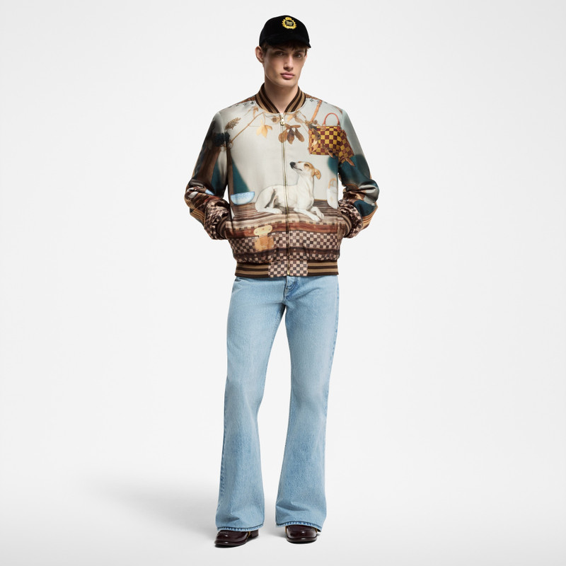 Louis Vuitton Silk Scarf Souvenir Jacket outlook