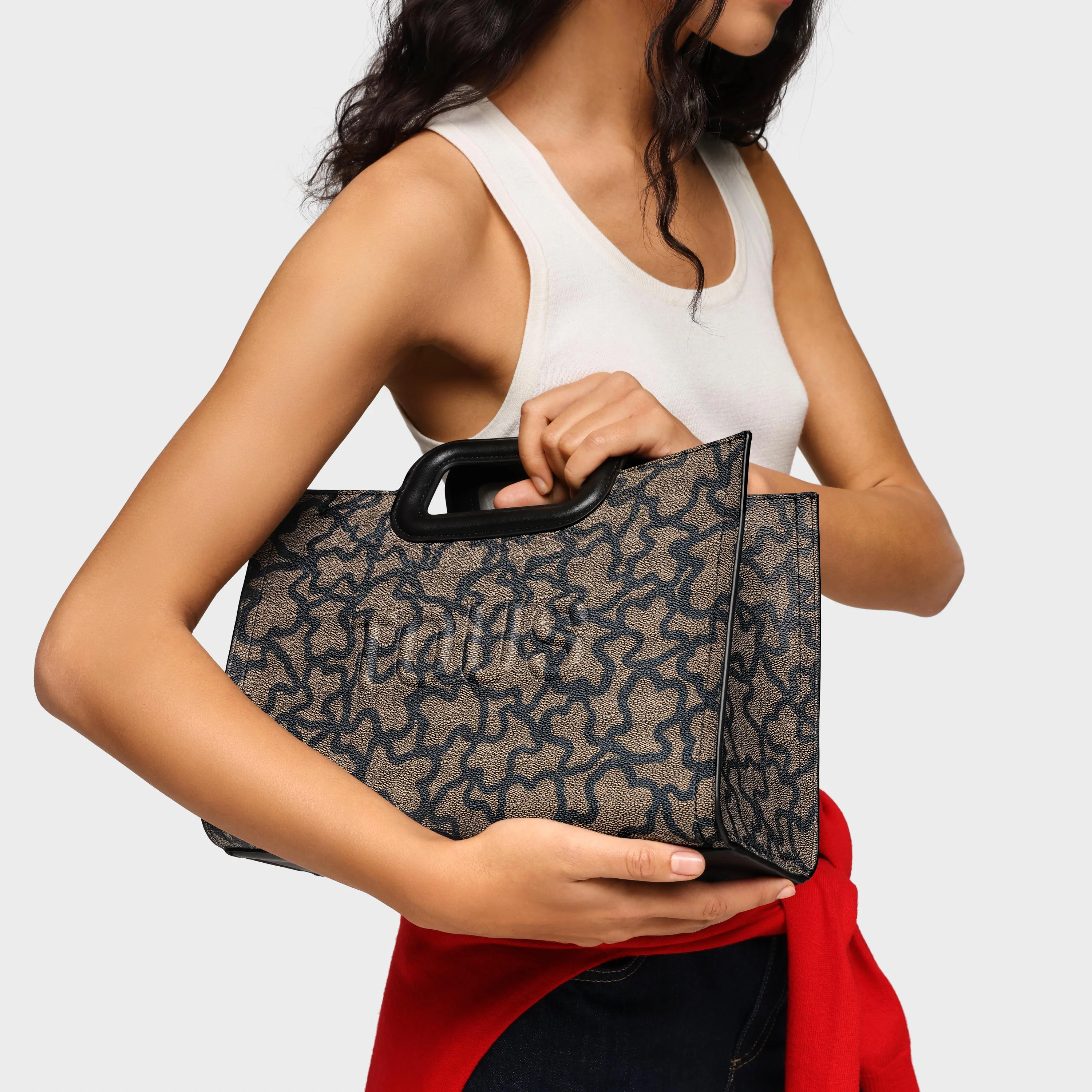 Medium black Kaos Icon Amaya Shopping Bag - 1
