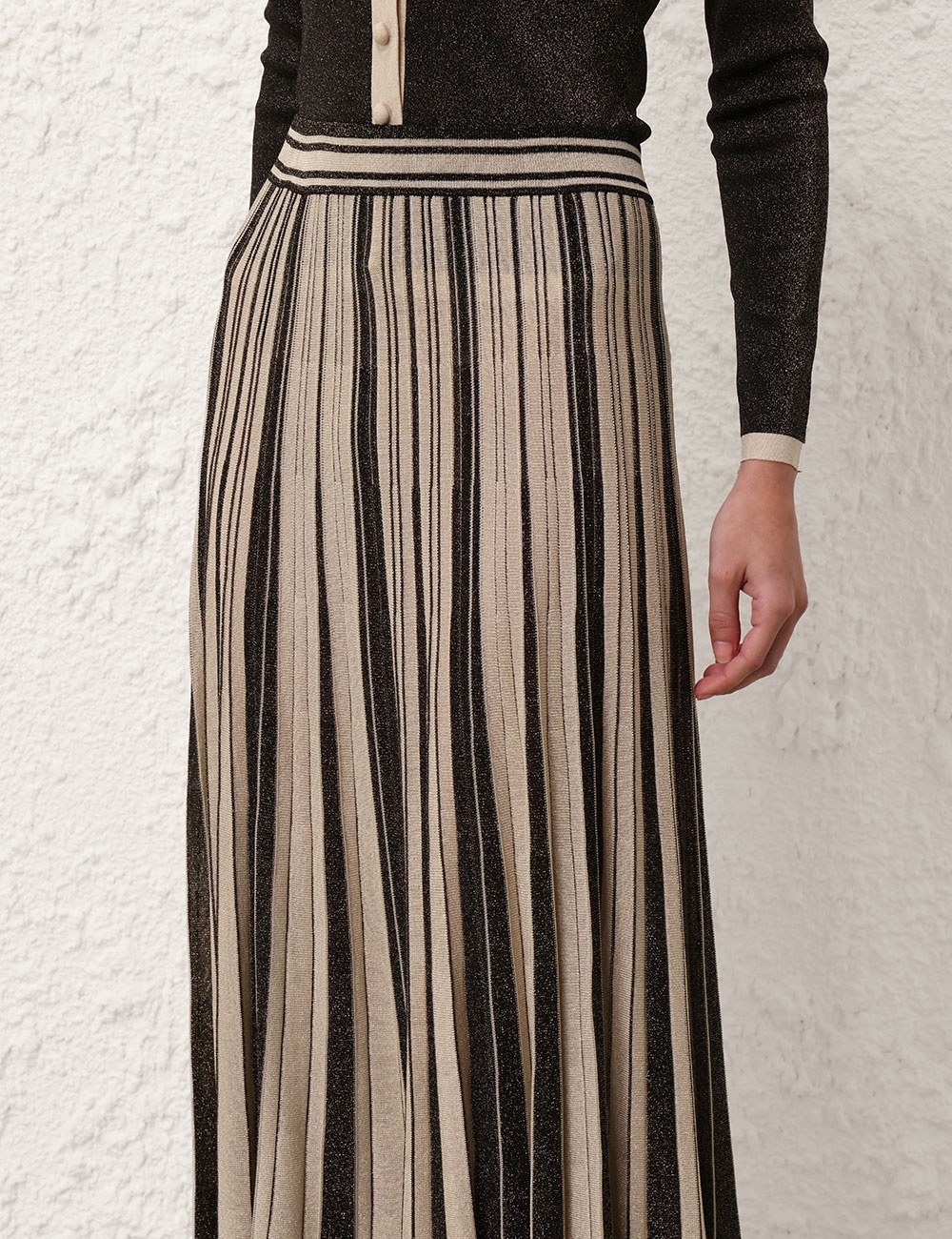 ILLUSTRATION METALLIC SKIRT - 5