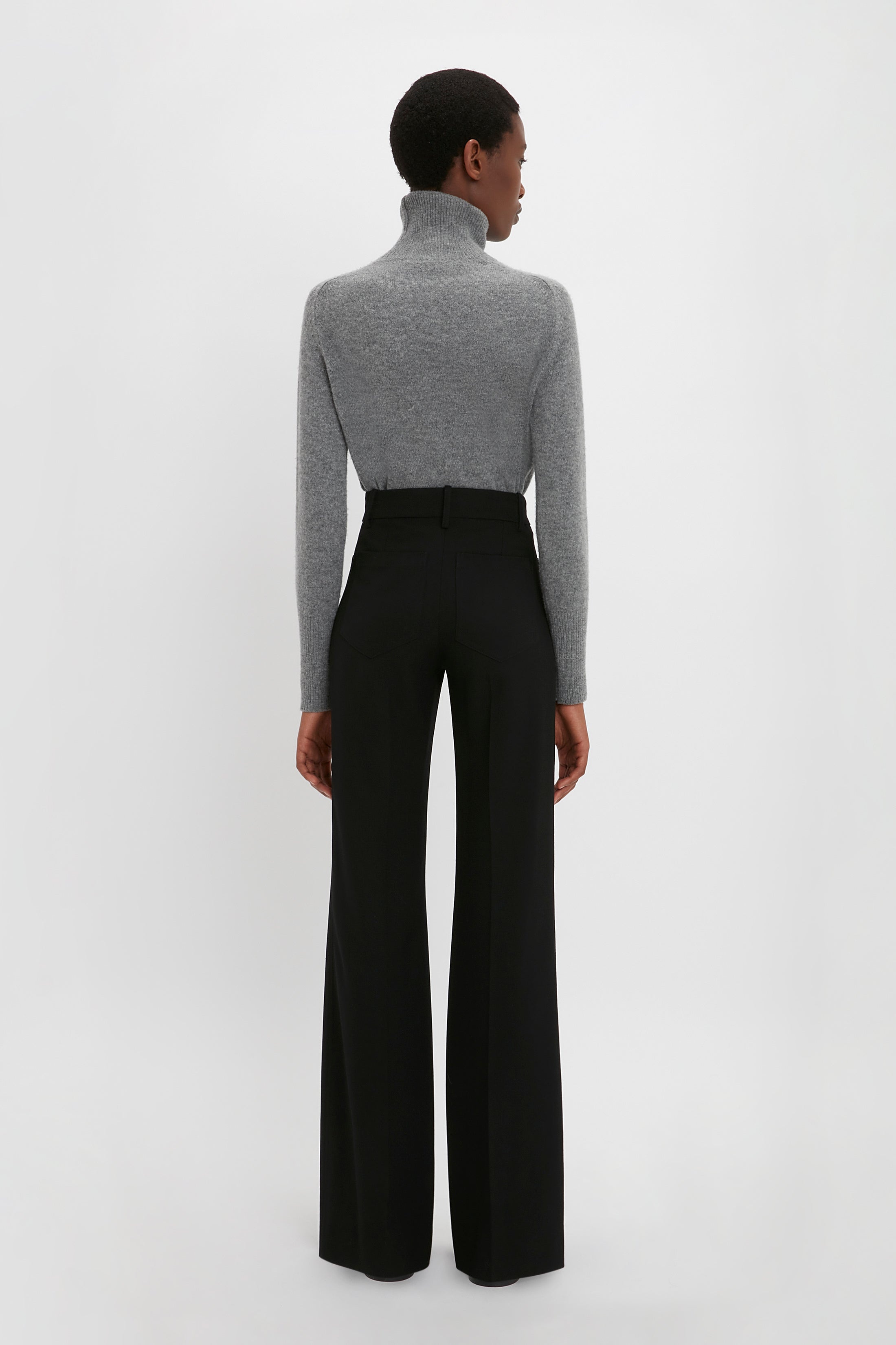 Alina Tailored Trouser In Black - 4