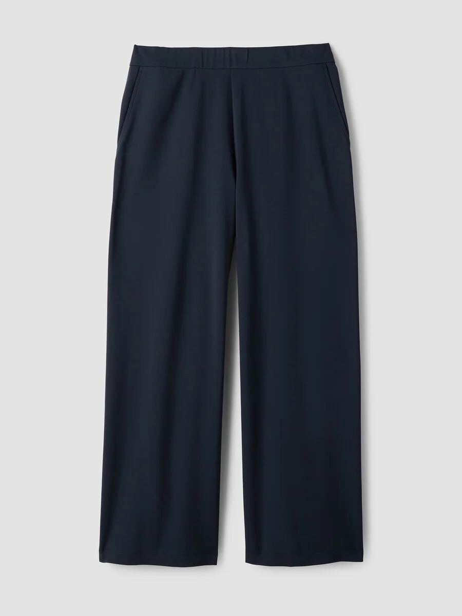 Extra-Fine Ponte Wide-Leg Pant - 1