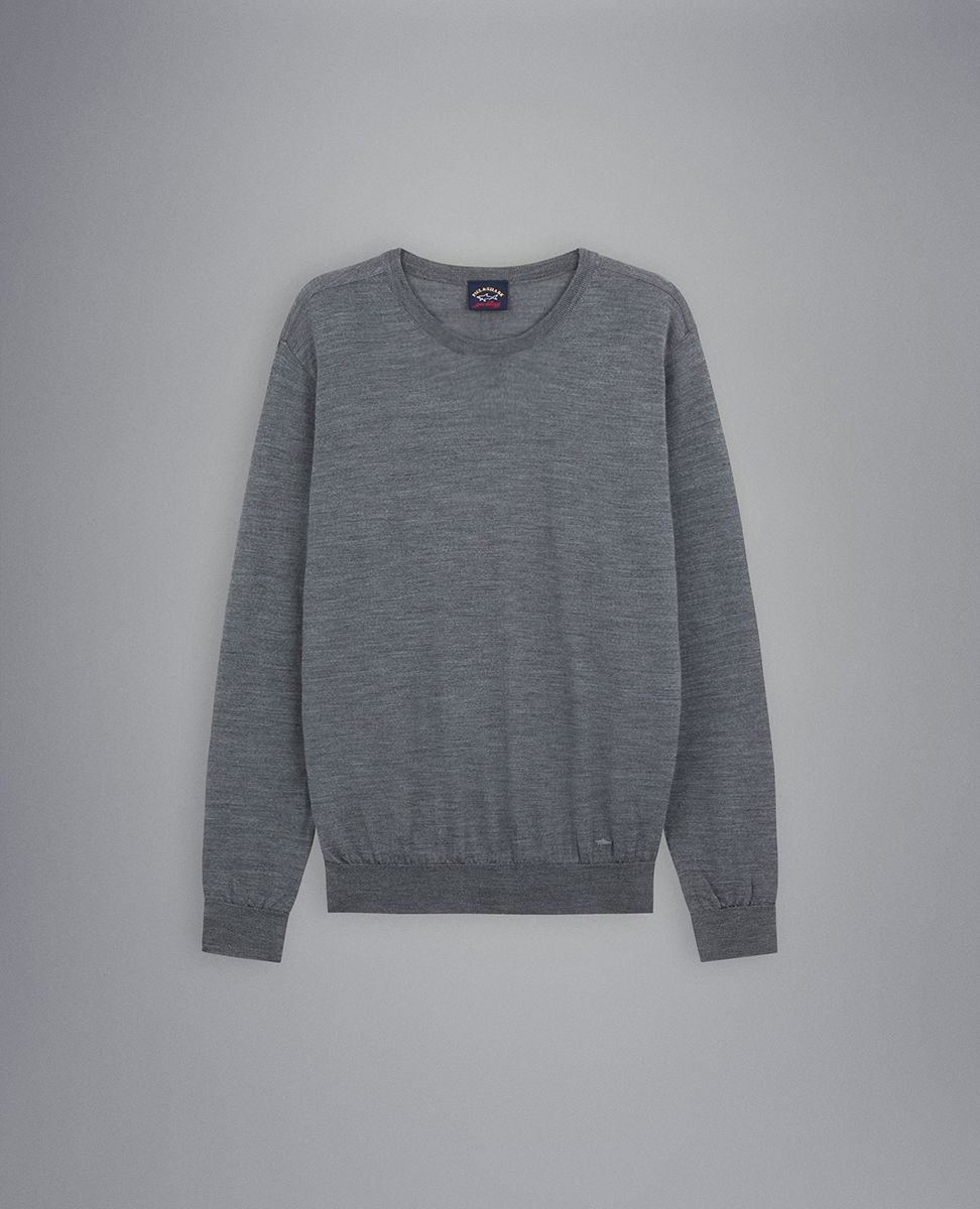 Winter Summer Merino wool extra-fine crew neck - 1