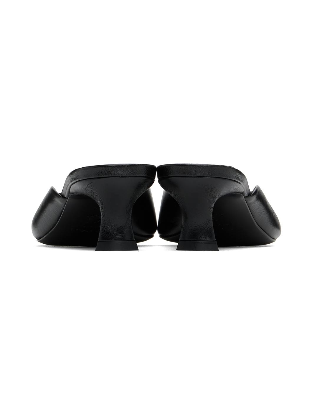 Black Wendy Mules - 2