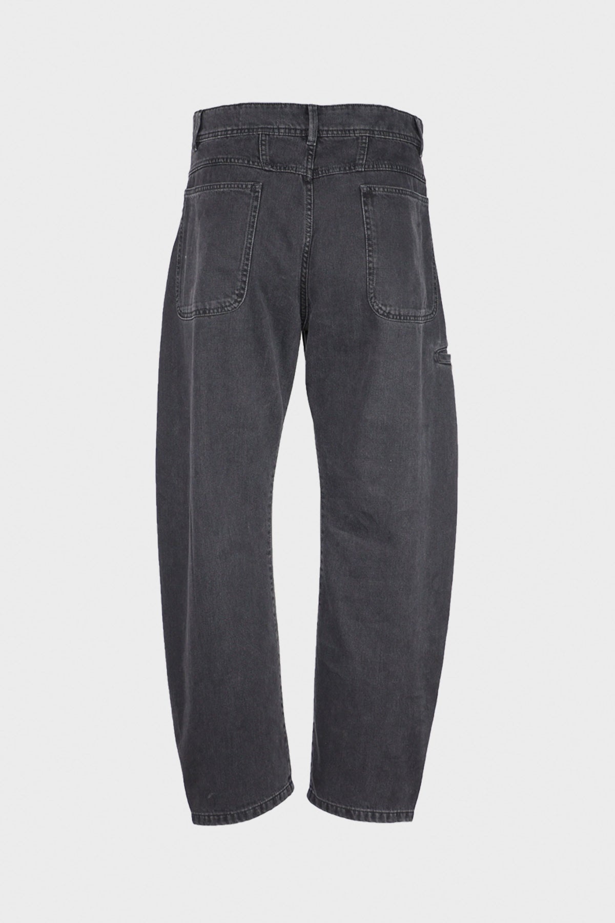Twisted Workwear Pants - Denim Soft Bleached Black - 3