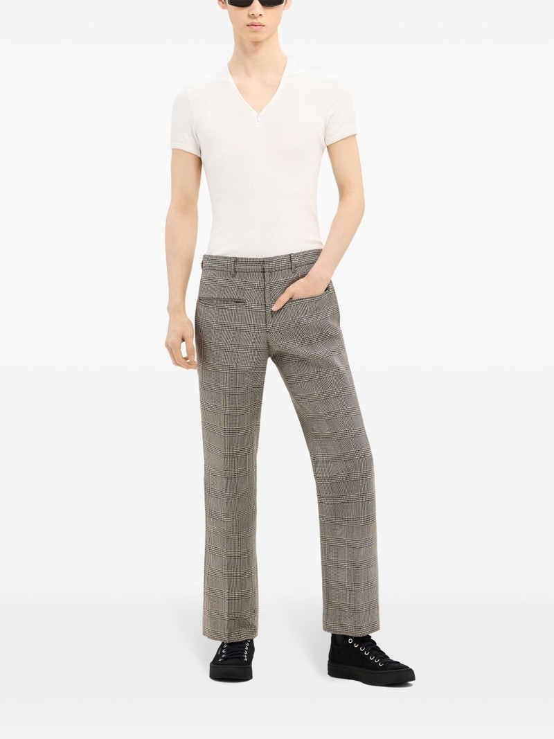 courrèges V-neck cotton-blend T-shirt outlook