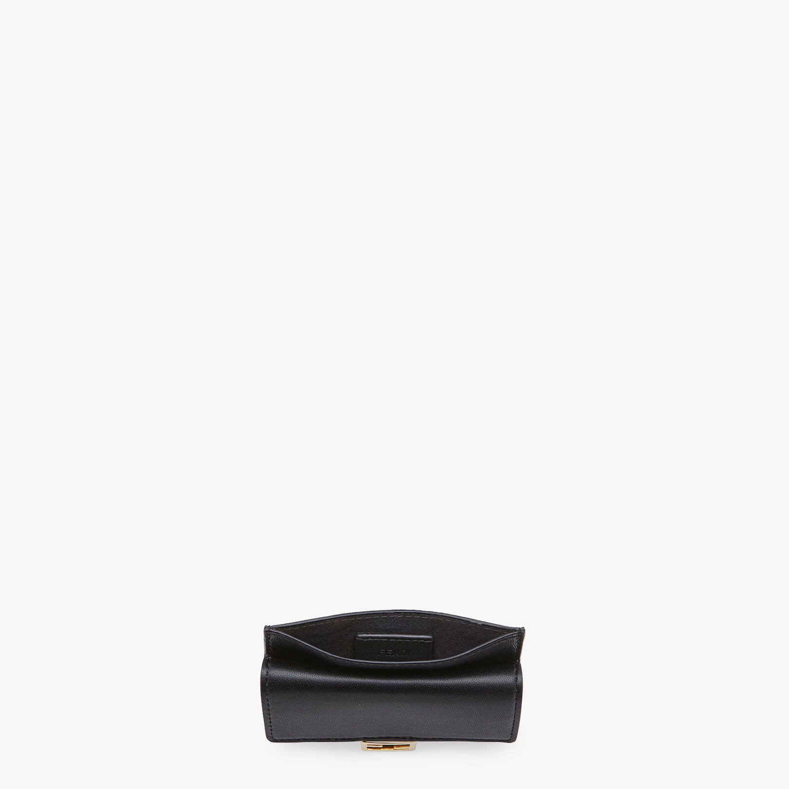 Black nappa leather card holder - 4