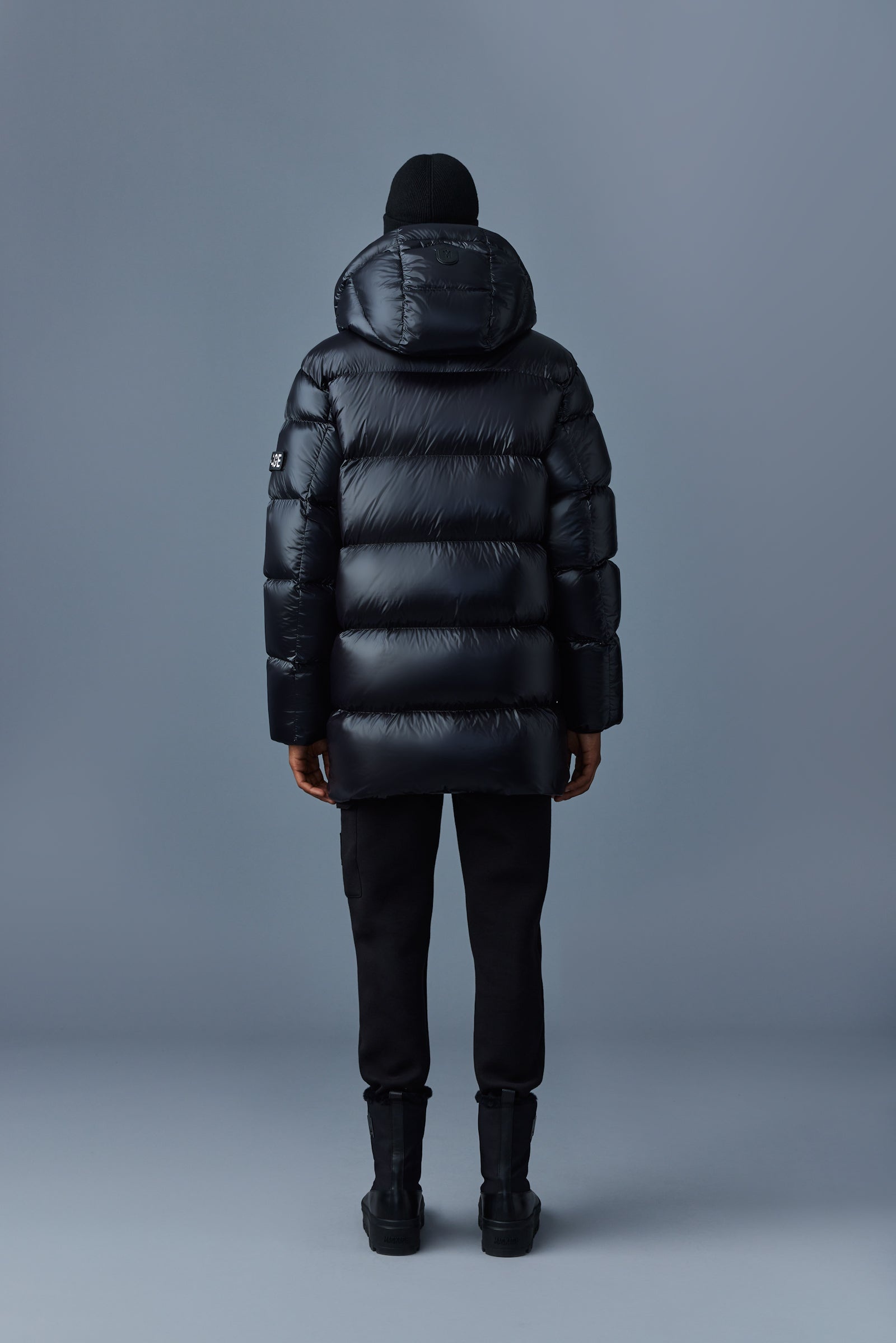 KENDRICK lustrous light down parka with hood - 4