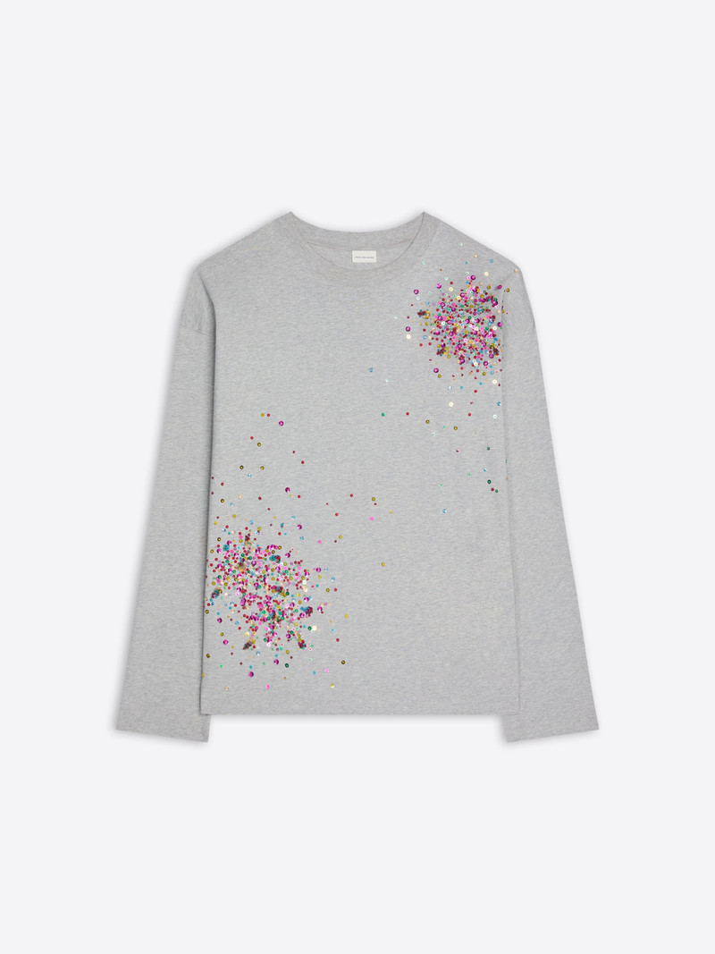 EMBELLISHED LONG SLEEVE TEE 1