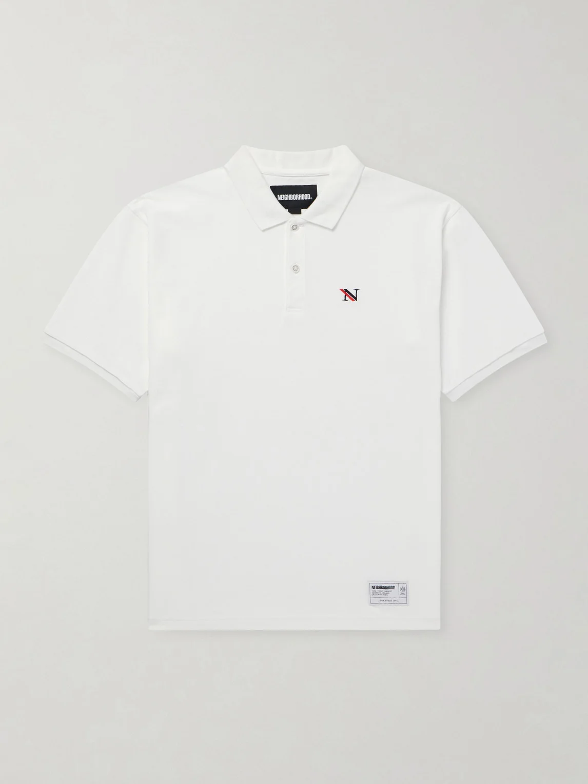 Logo-Appliquéd Embroidered Cotton-Piqué Polo Shirt - 1