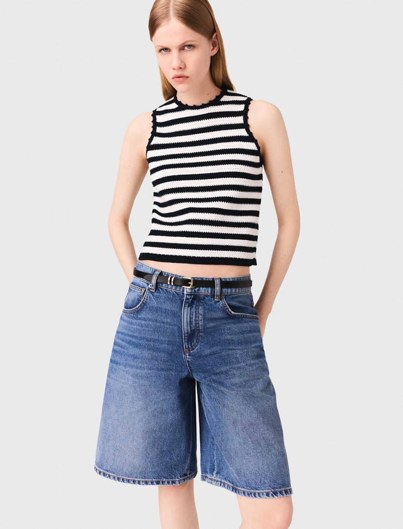Denim Bermuda Shorts 5