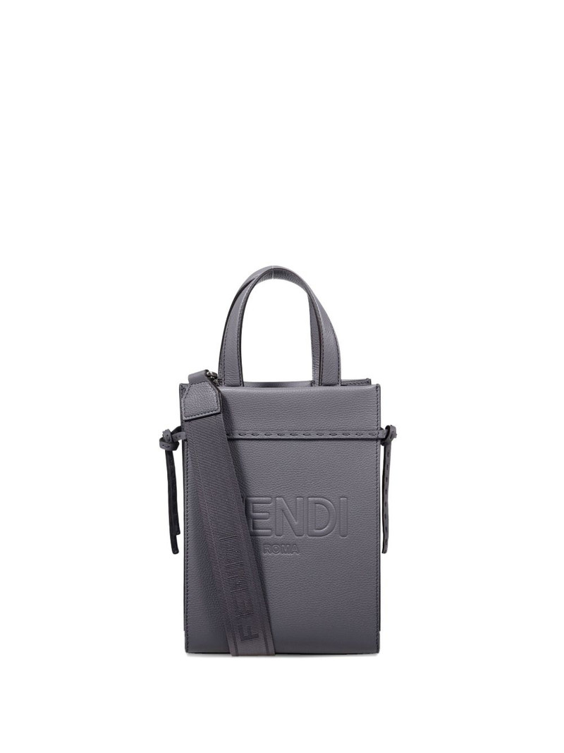 logo-embossed tote bag 1