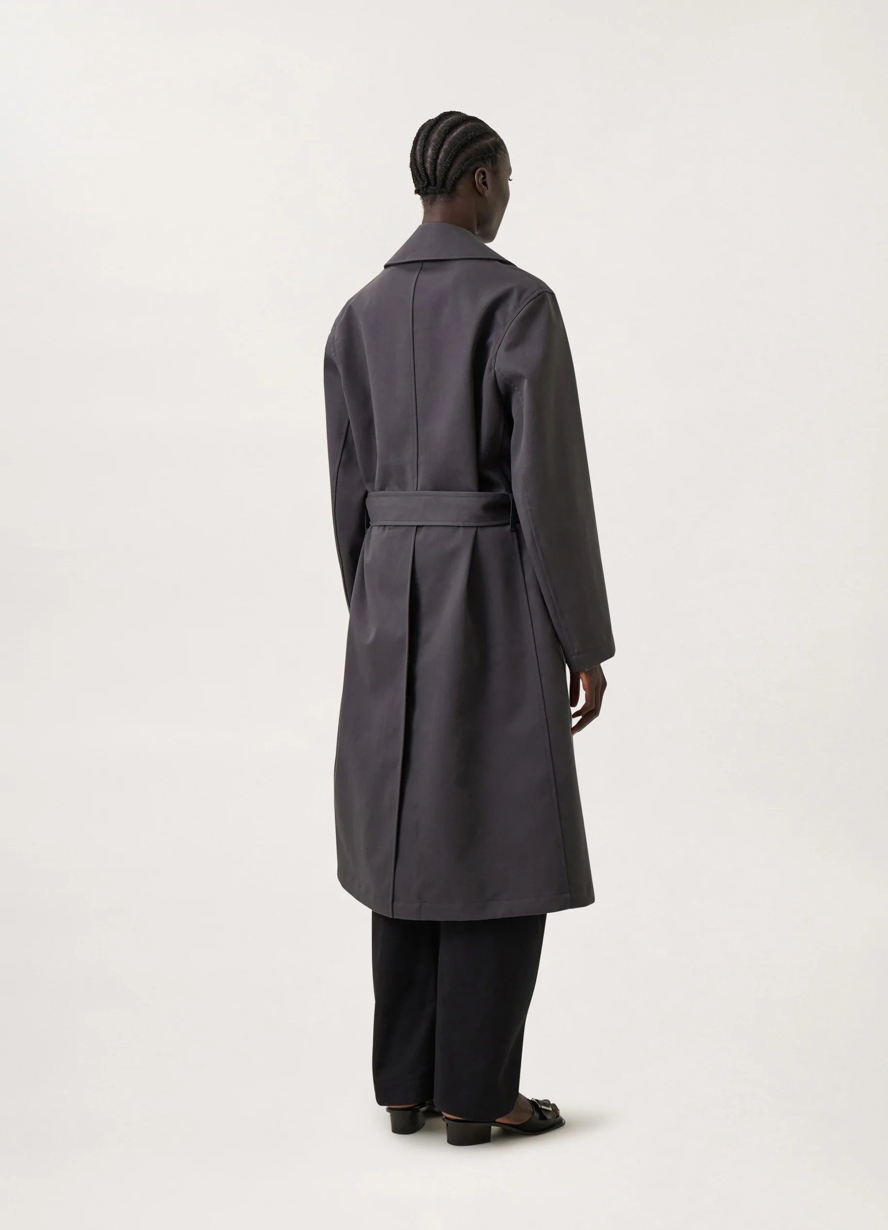 MILITARY DOUBLE BREASTED TRENCH
BONDED COTTON - 6