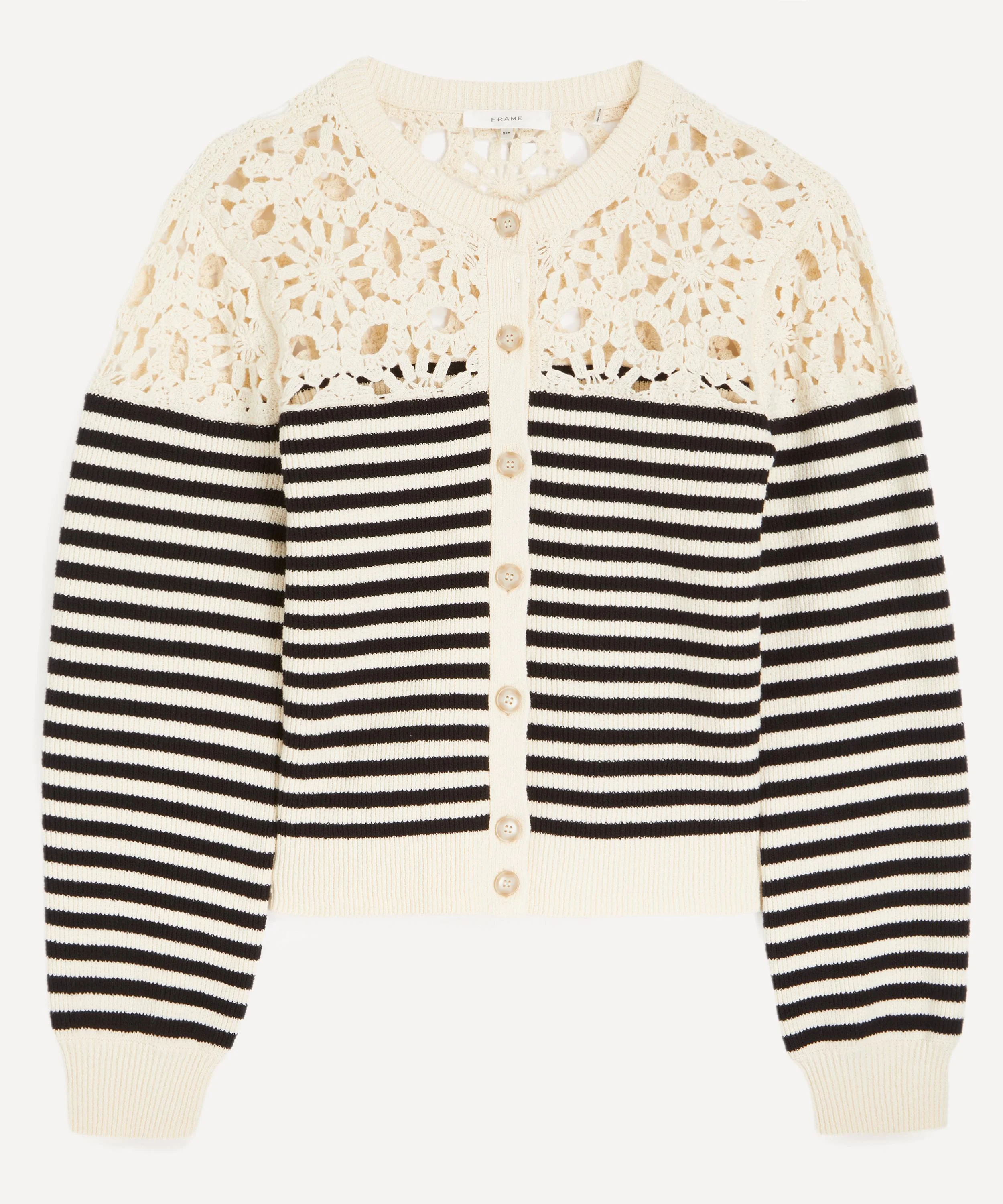 Coastal Striped Cardigan - 1