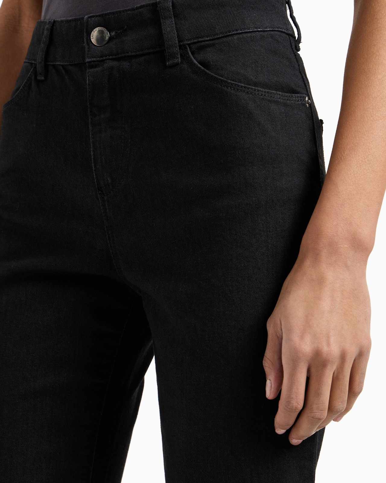 J18 High-waisted skinny-fit rinsed comfort-denim jeans - 5