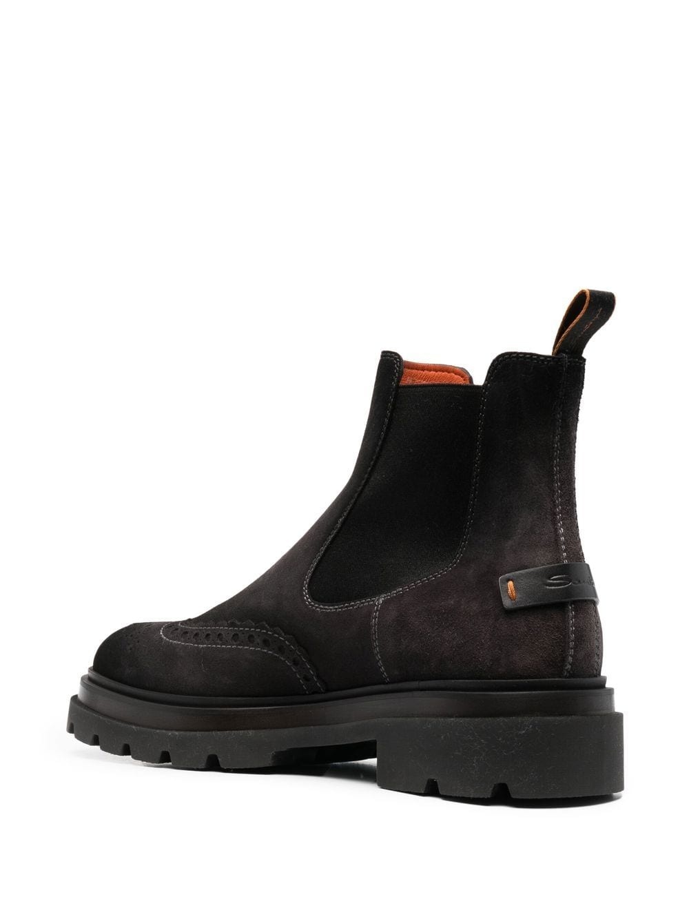 side elasticated-panel ankle boots - 3