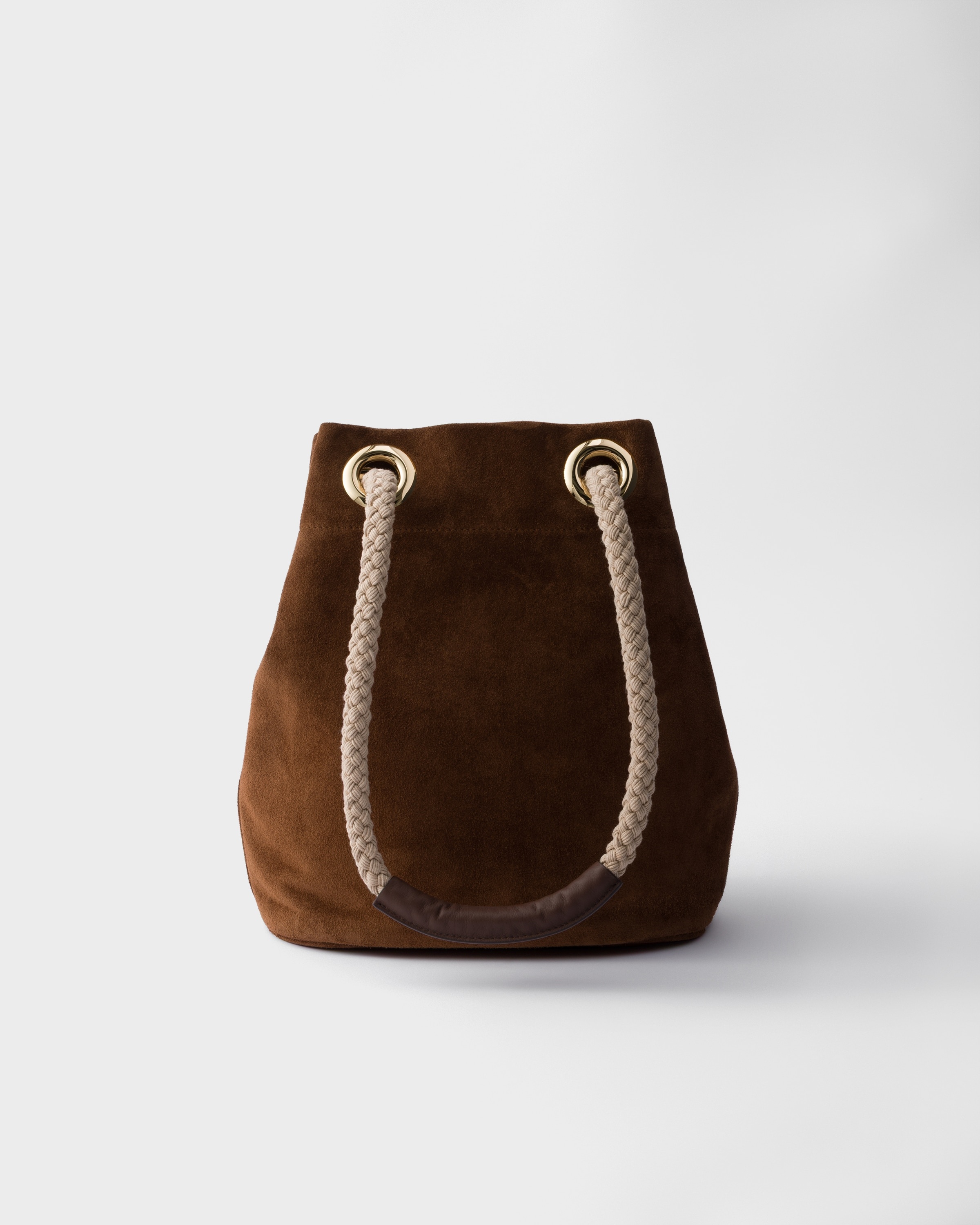 Small Prada Mariner suede bucket bag - 3