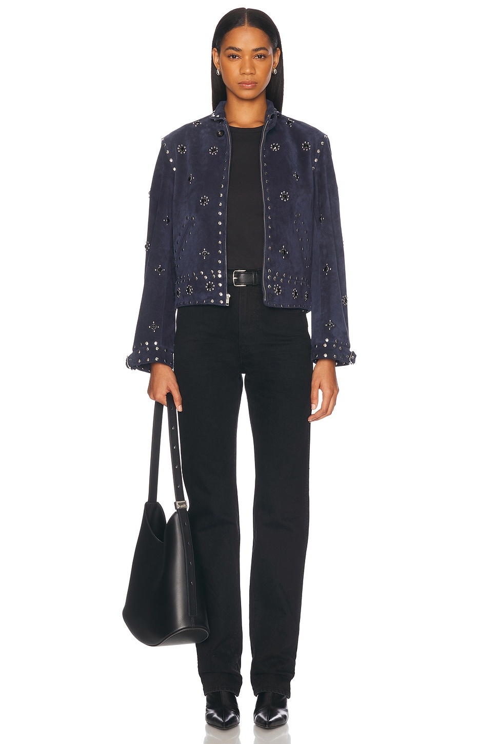 Studded Howard Suede Jacket - 4