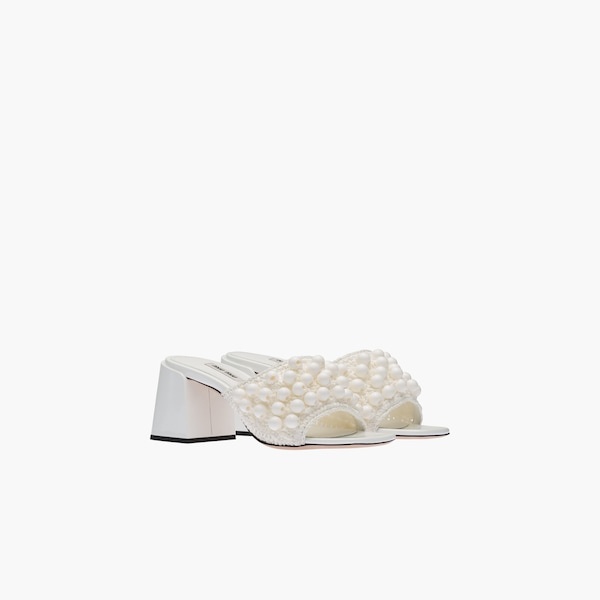 Cotton crochet sandals - 3