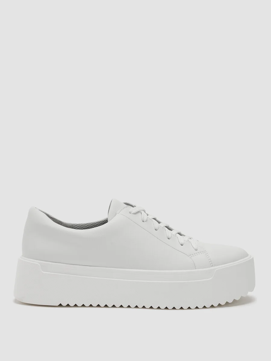 Monde Leather Platform Sneaker - 1