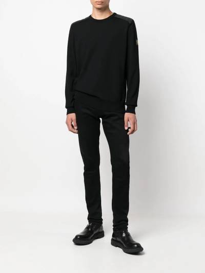 Belstaff logo-patch wool jumper outlook