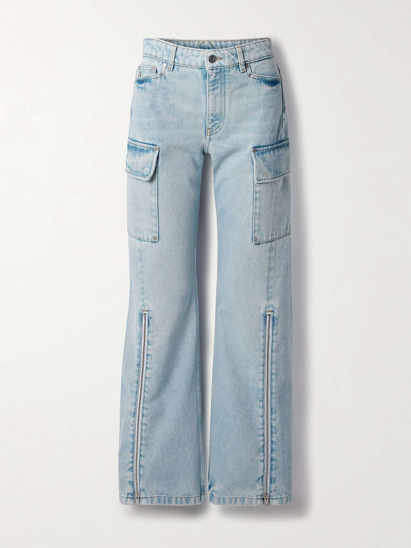 + NET SUSTAIN high-rise straight-leg organic jeans - 1