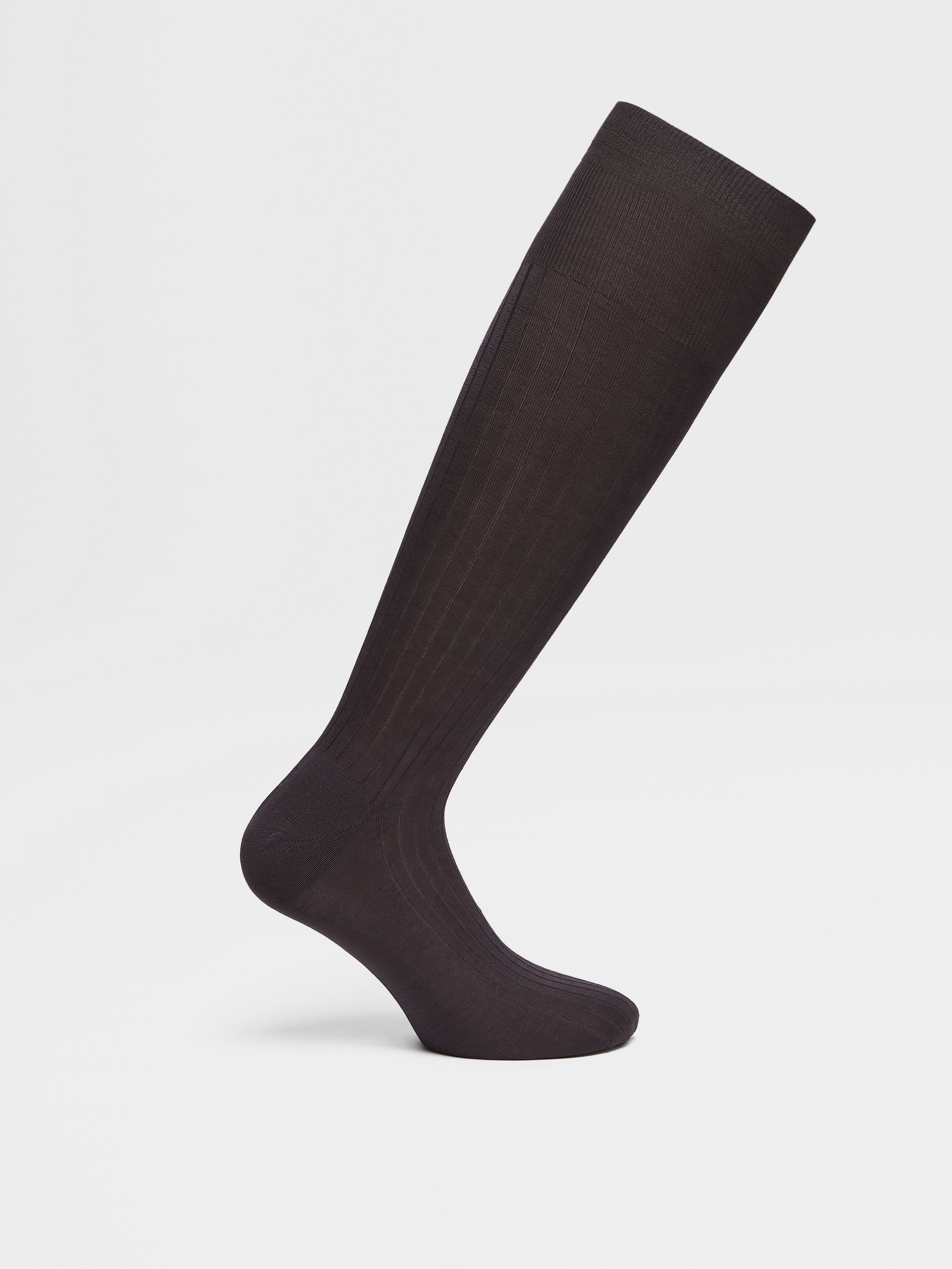 DARK GREY COTTON SOCKS - 3