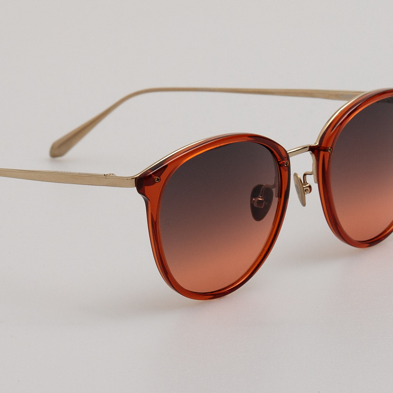 CALTHORPE OVAL SUNGLASSES IN ORANGE - 4