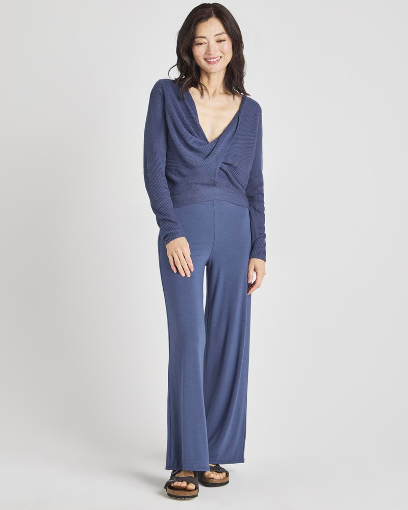 Splendid Loopknit LYR Surplice Sweater outlook