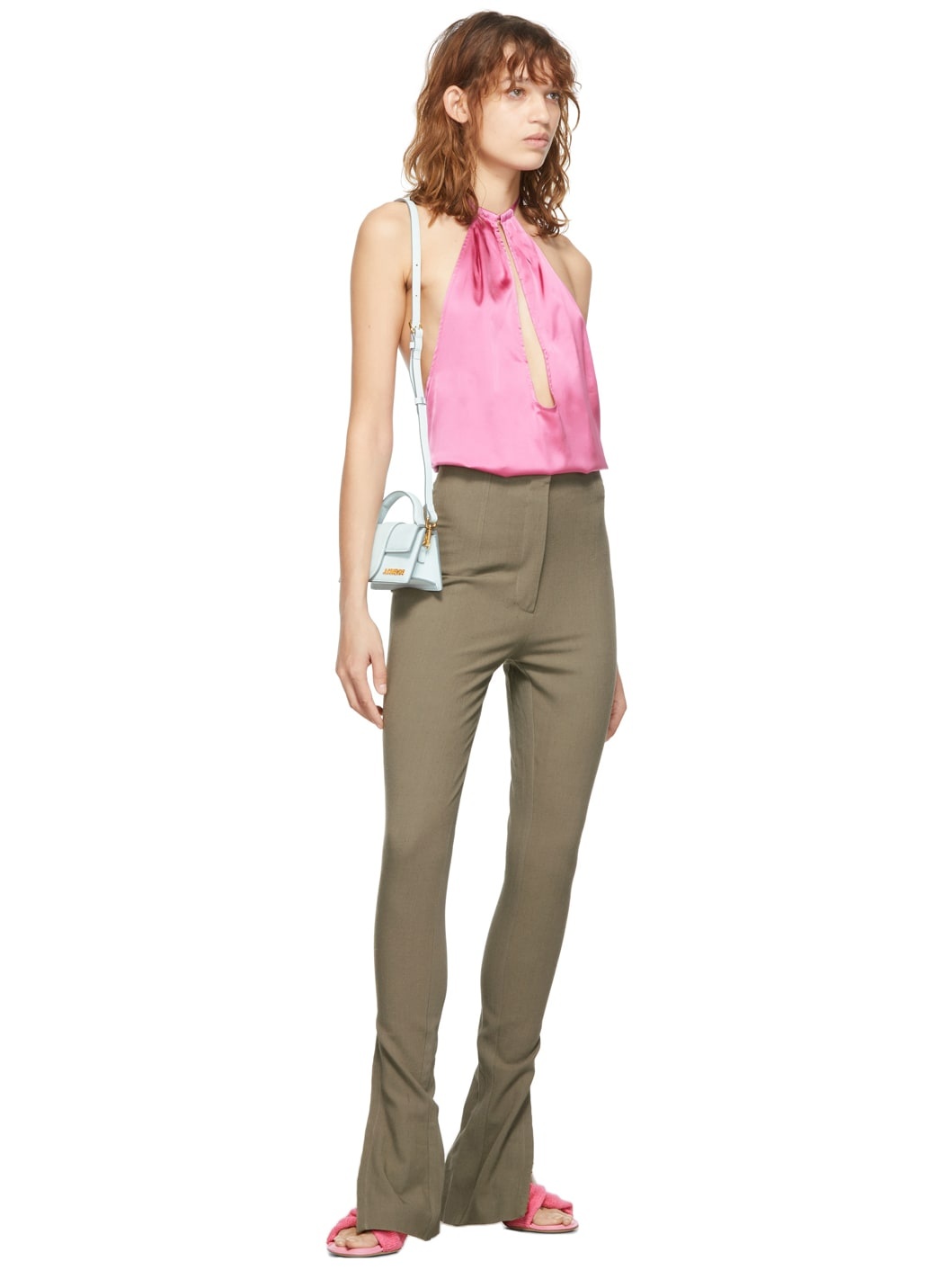 Pink 'Le Body Mentalo' Bodysuit - 5