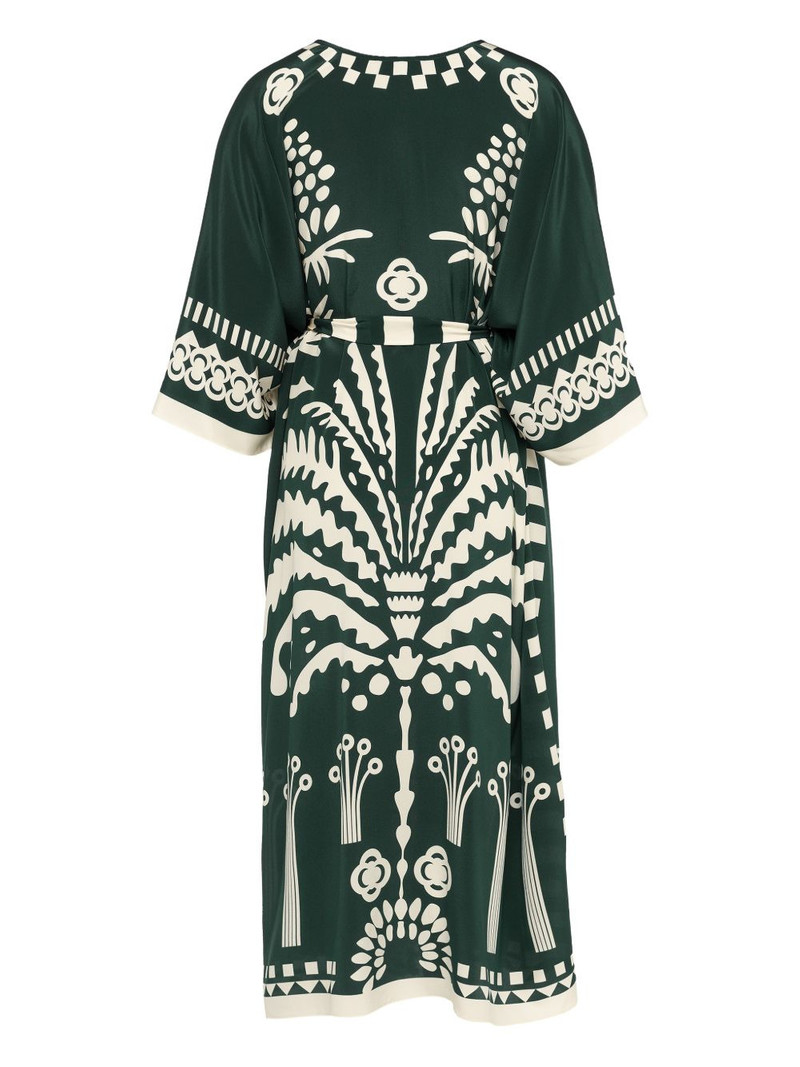Holi V-neck printed kaftan 5