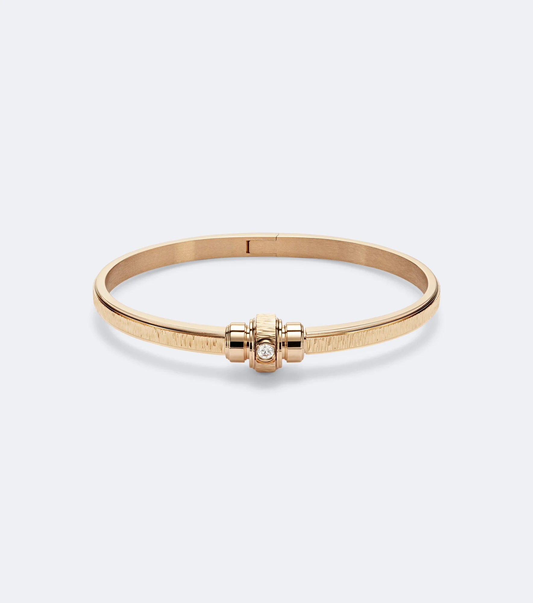 Possession Décor Palace 18kt rose gold bangle with diamond - 1