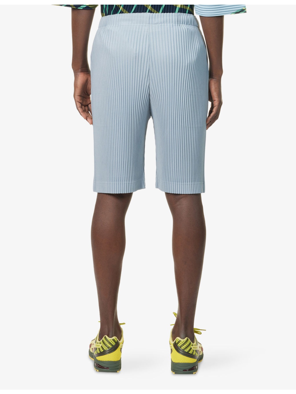 Pleats Regular-Fit Knitted Shorts - 4