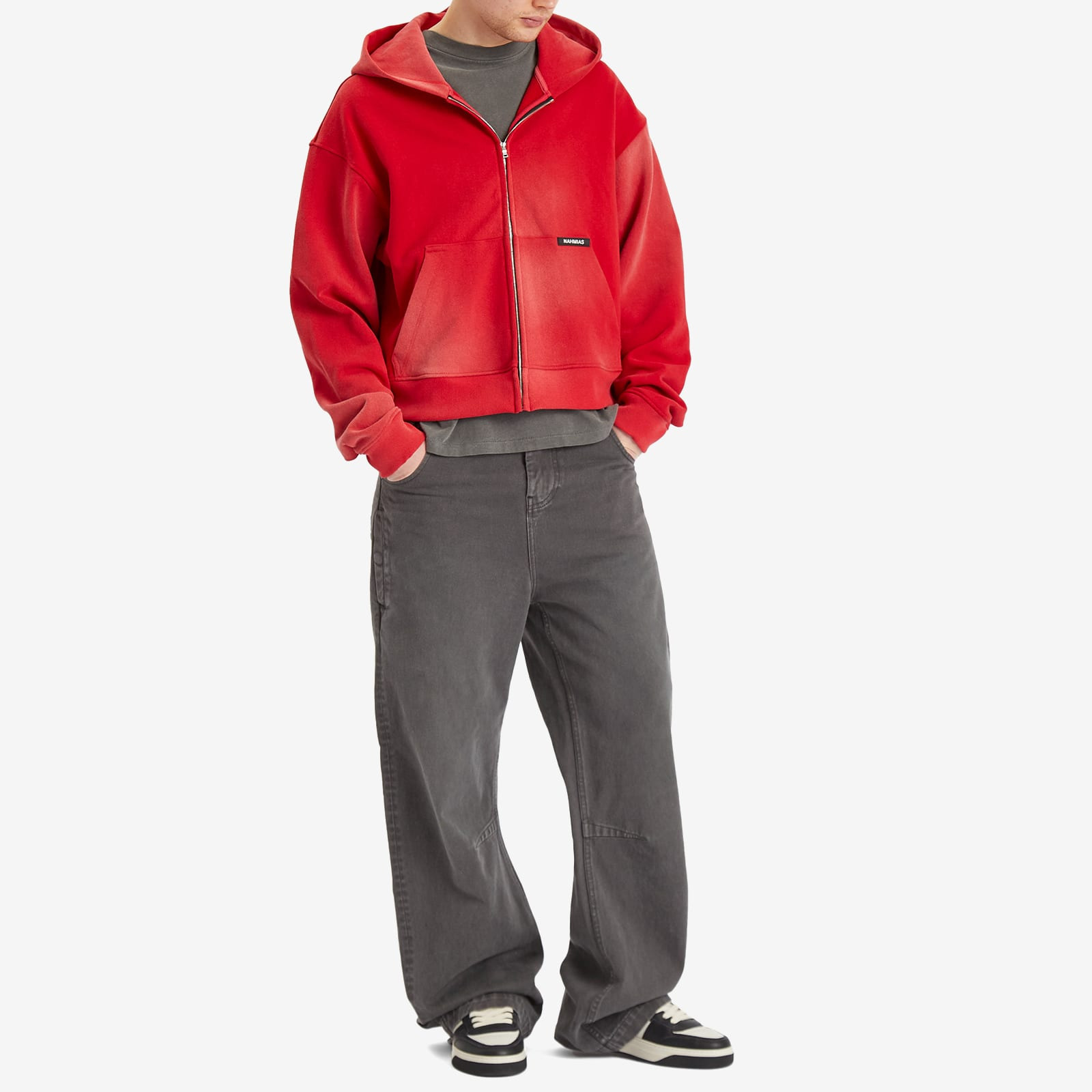 Nahmias Sunfade Boxy Zip-Up Hoodie - 4