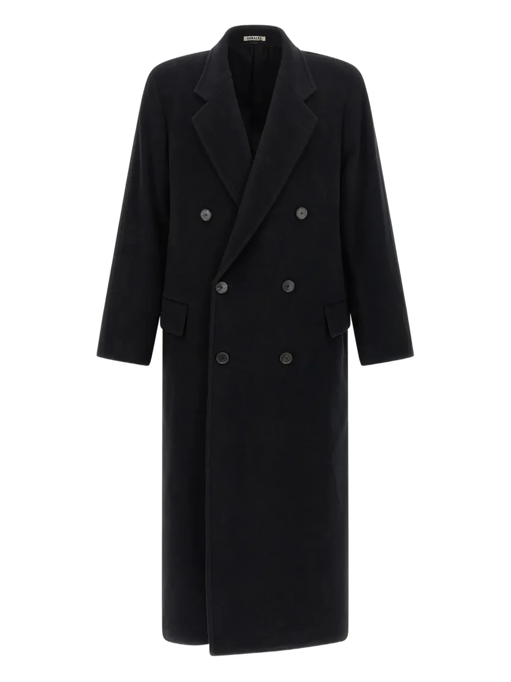 AURALEE - Men Super Fine Wool Mosser Chesterfield Coat - 1