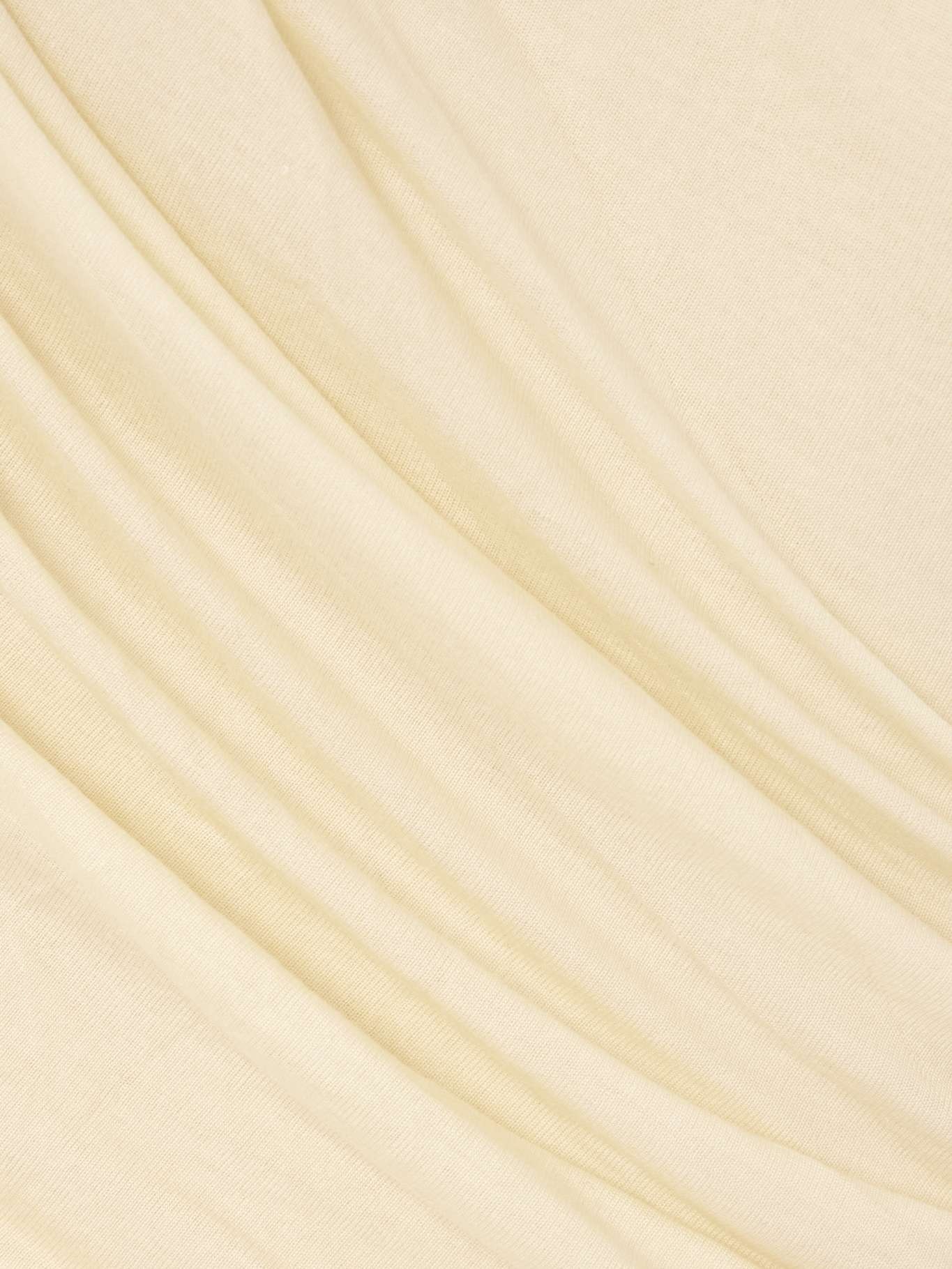 Ester ruched stretch-TENCEL™ Lyocell jersey tank Cream - 4