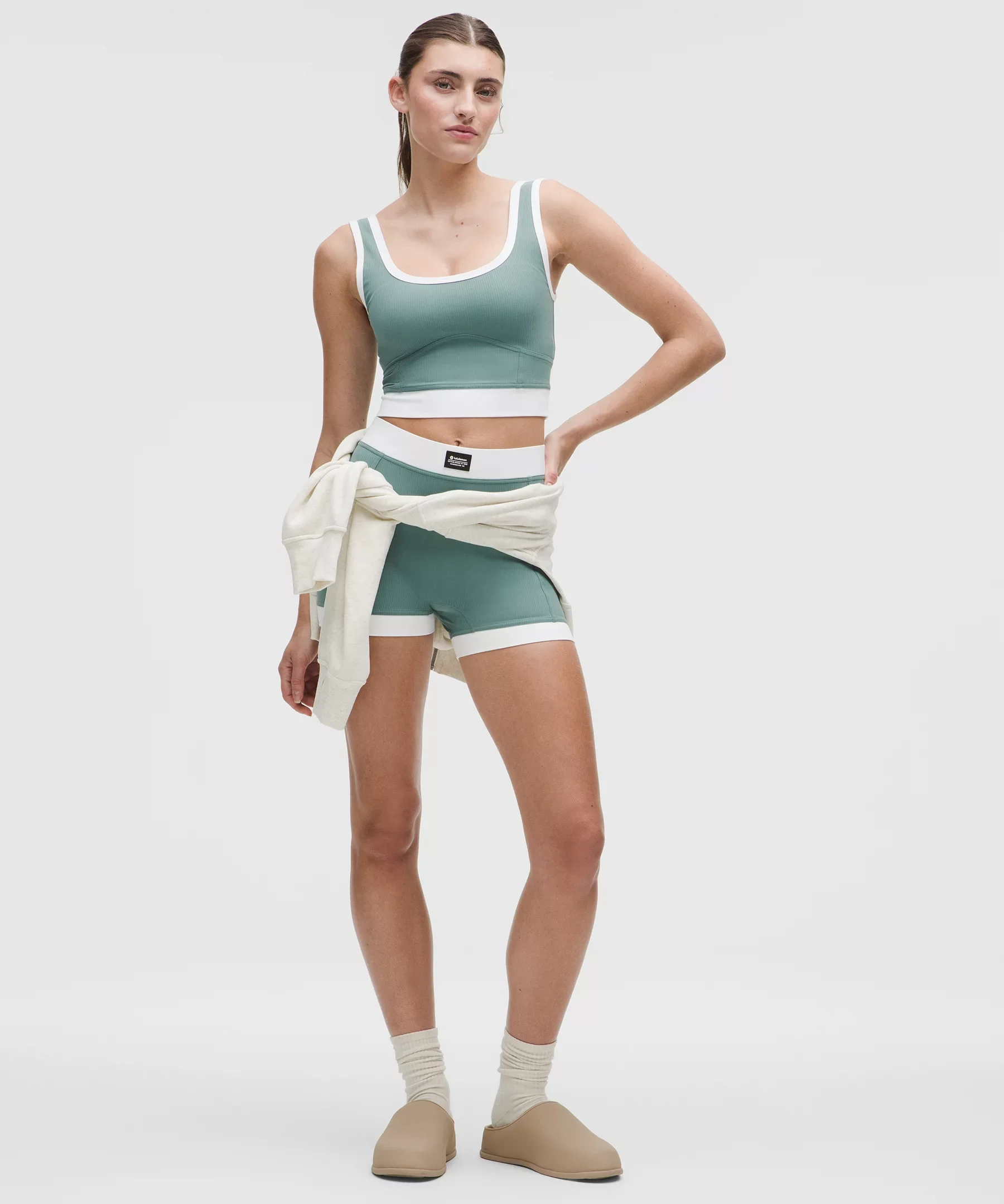 Ribbed Nulu High-Rise Short 3.5" - 1