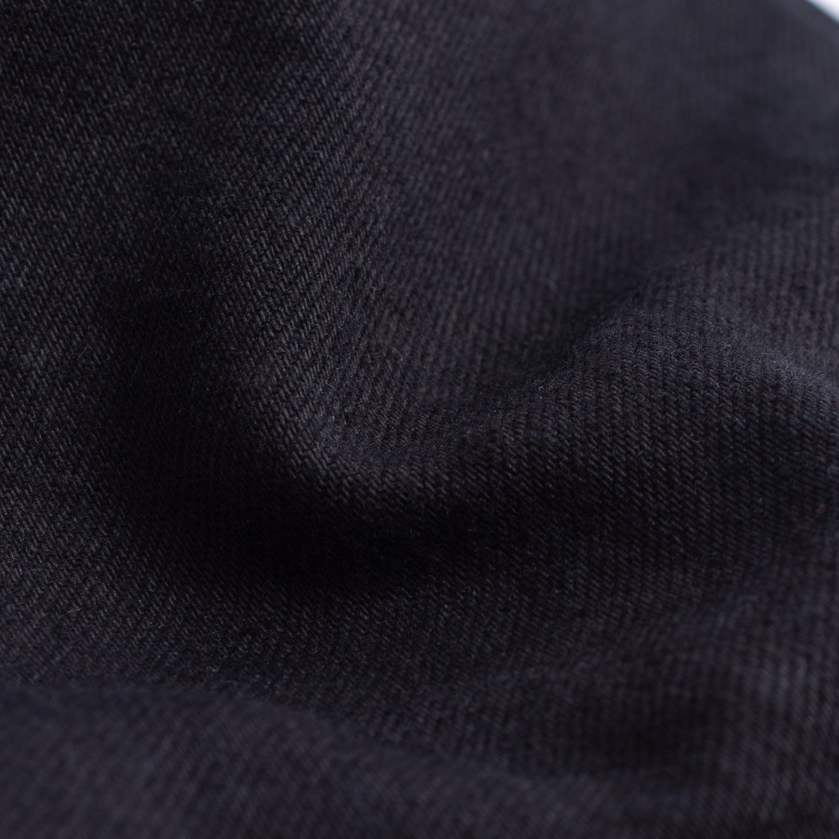 IH-555S-142OD 14oz Selvedge Denim Super Slim Cut Jeans - Indigo Overdyed Black - 13