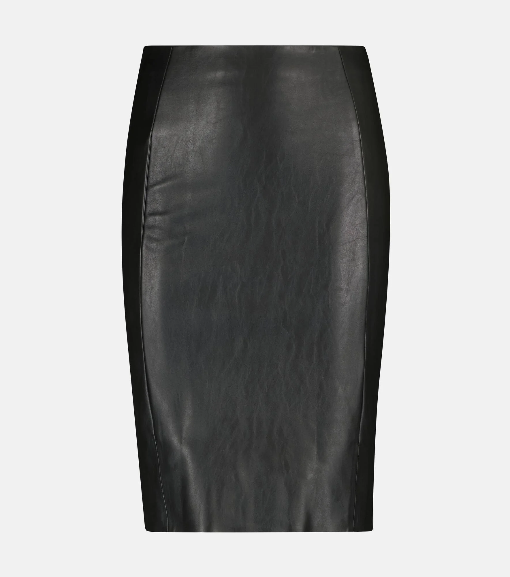 Jenna faux leather midi skirt - 1